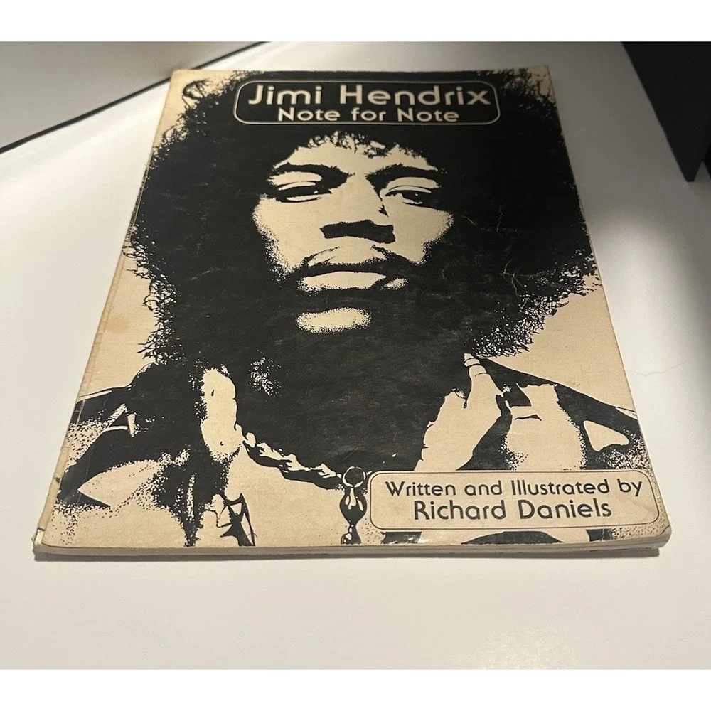 Jimi Hendrix Note for Note by Richard Daniels - 1980 Cherry Lane, Guitar